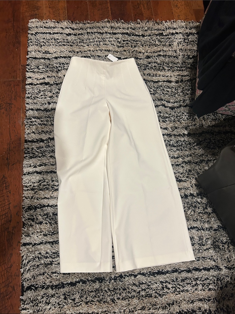 Loft  Wide-Leg Cream Pants sz 2 NWT